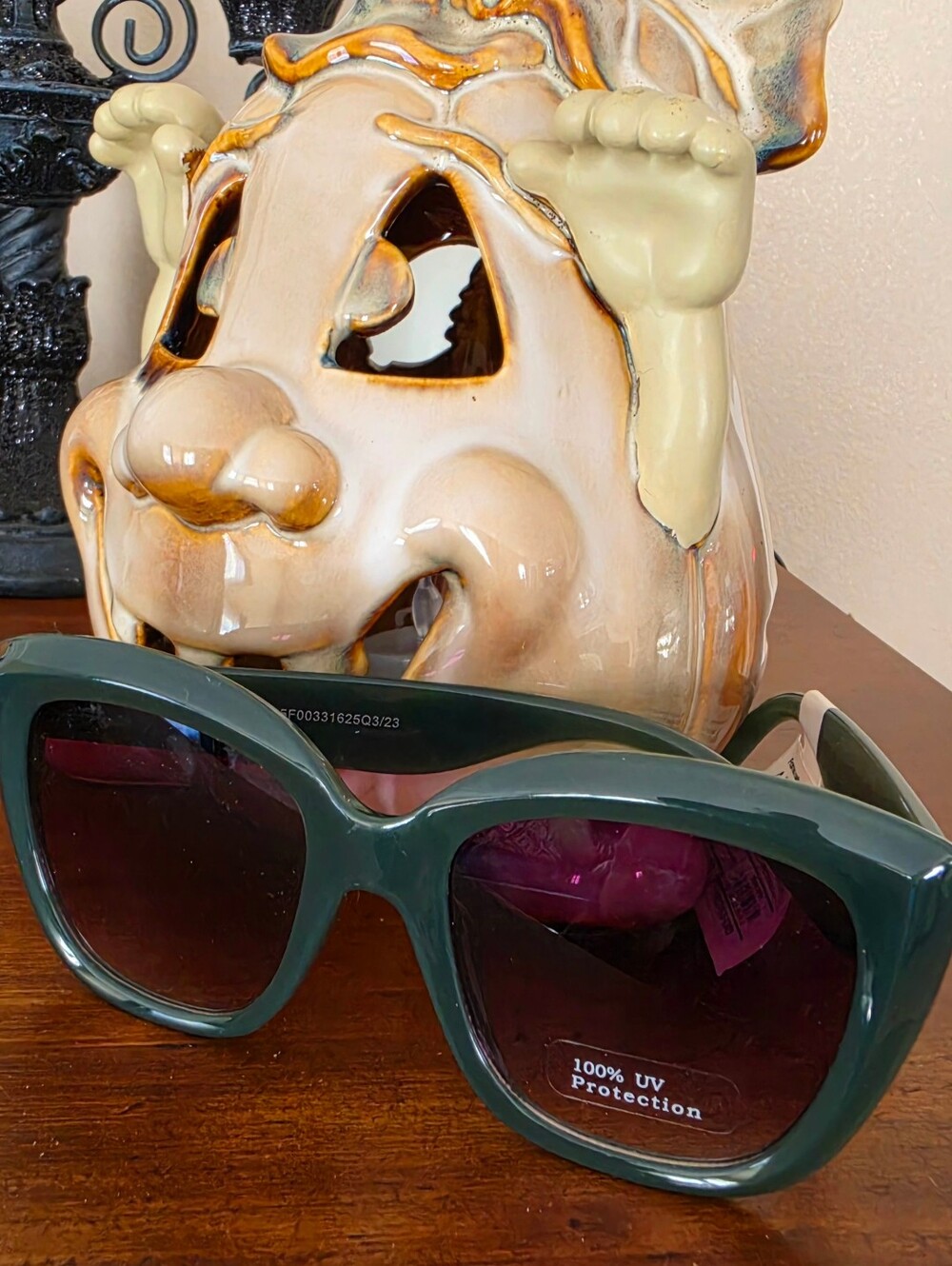 Oversized Green Sunglasses- A New Day